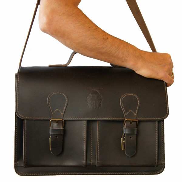 Messenger bag Pasteur brown leather Messenger bag Pasteur brown leather