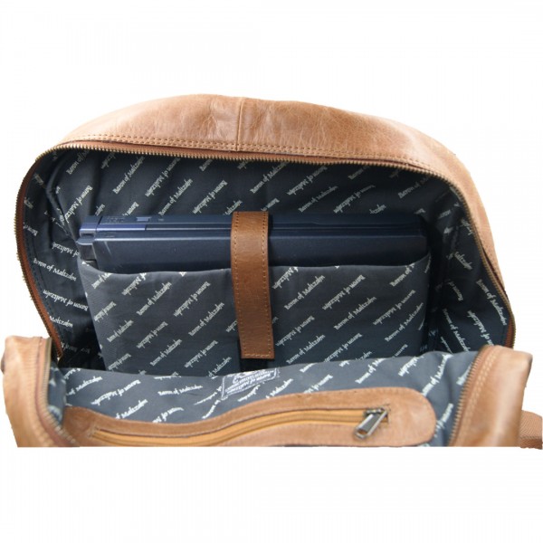 City bag JEROME of Old-used leather City bag JEROME of Old-used leather