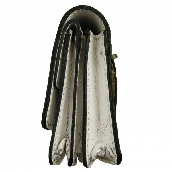 Weißes Portemonnaie Malala aus Leder Weißes Portemonnaie Malala aus Leder