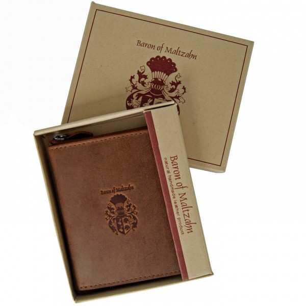 Wallet KHODORKOVSKY of brown leather Wallet KHODORKOVSKY of brown leather