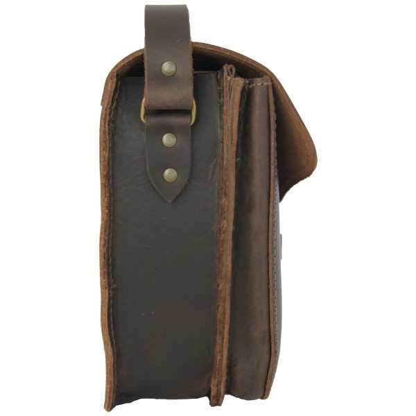 Messenger bag Zuse 1 aus braunem Leder Messenger bag Zuse 1 aus braunem Leder