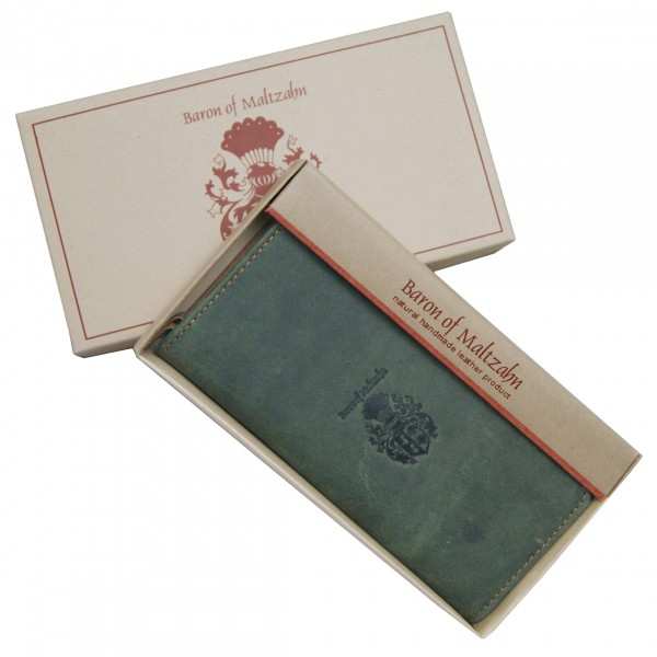 Credit card holder CONFUCIUS of olive-brown leather Credit card holder CONFUCIUS of olive-brown leather