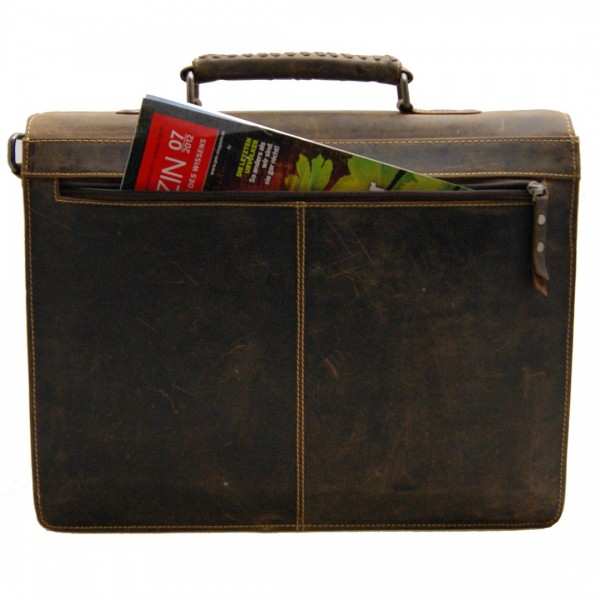 Back of the laptop bag SHATTERHAND of leather Back of the laptop bag SHATTERHAND of leather