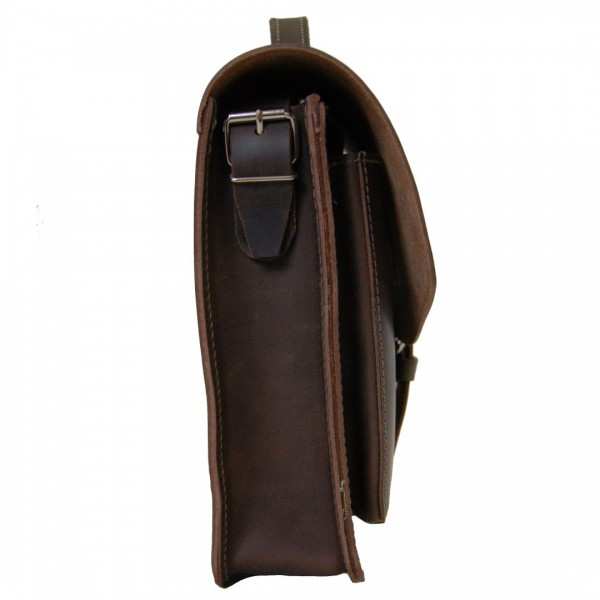 Brown leather top handle bag HUBBLE for the office Brown leather top handle bag HUBBLE for the office