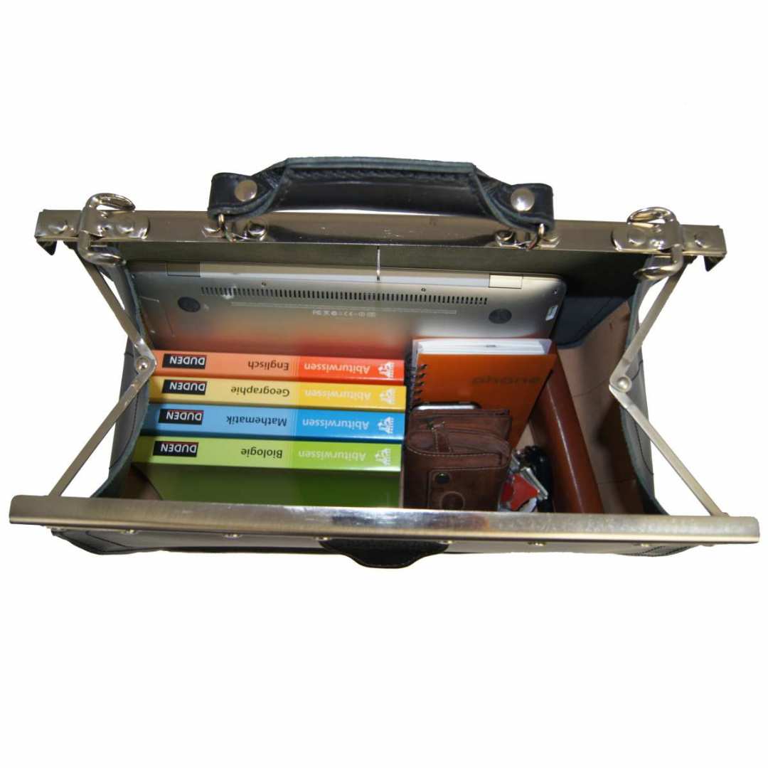 Medical bag BINGEN of black leather | BARON of MALTZAHN