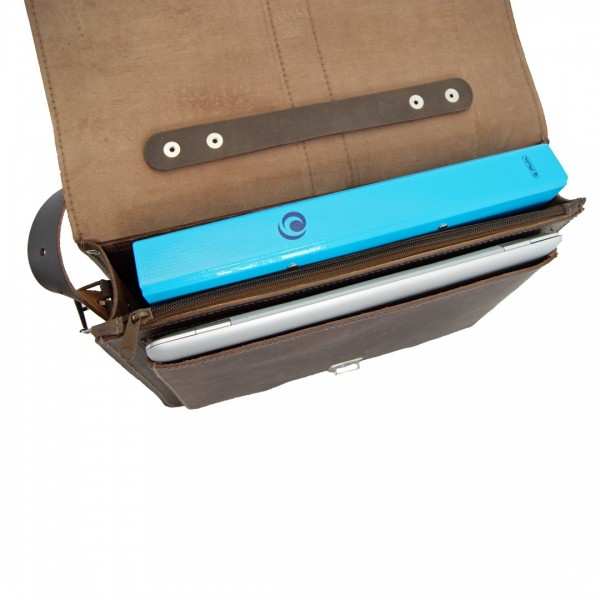 Shoulder bag HUBBLE of brown leather Shoulder bag HUBBLE of brown leather