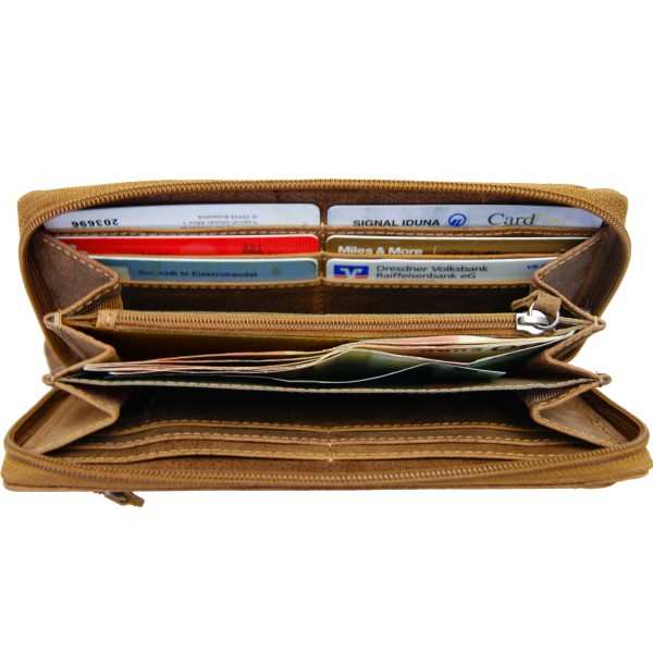 Women's wallet ASTOR of brown leather Women's wallet ASTOR of brown leather