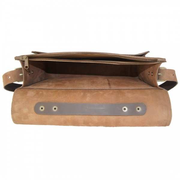 Leather briefcase LEIBNIZ in brown Leather briefcase LEIBNIZ in brown