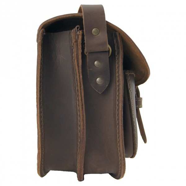 Leather shoulder bag in brown for ladies Leather shoulder bag in brown for ladies