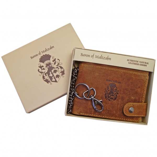 Kettenbörse Abramovich aus braunem Leder Kettenbörse Abramovich aus braunem Leder