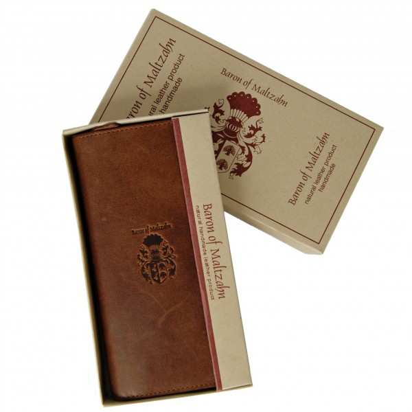 Long wallet for ladies BEISHEIM of brown leather Long wallet for ladies BEISHEIM of brown leather