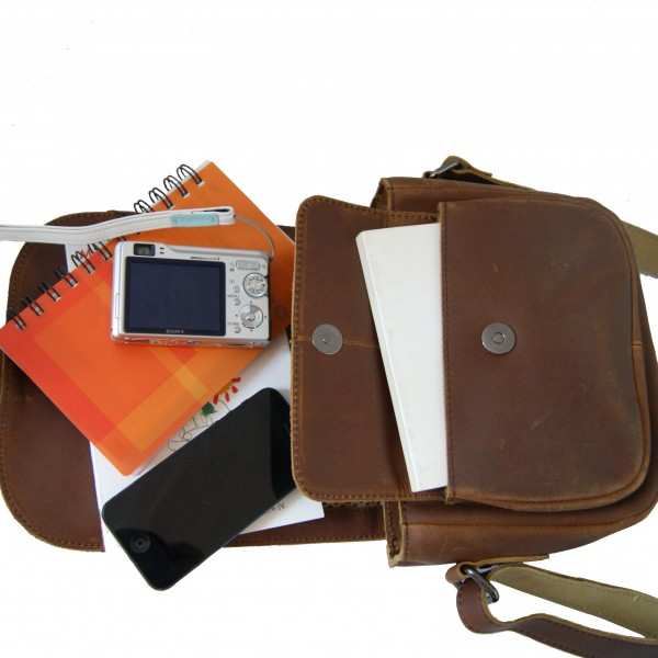 Brown leather shoulder bag ARTEMIS for women Brown leather shoulder bag ARTEMIS for women