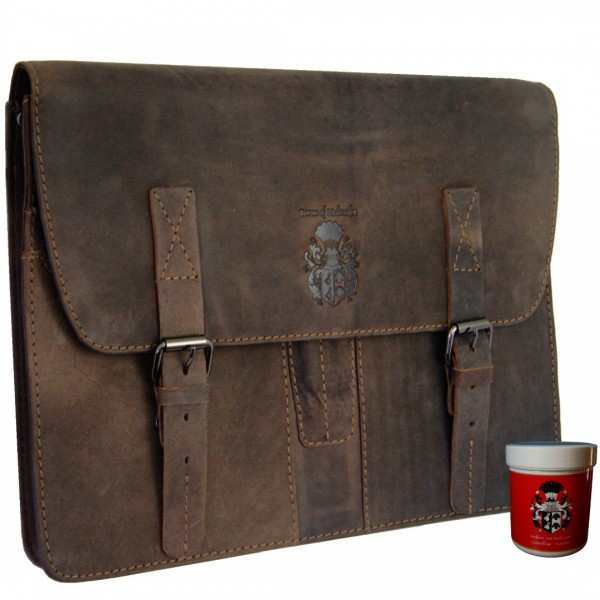 Portfolio case FRESENIUS of brown leather Portfolio case FRESENIUS of brown leather