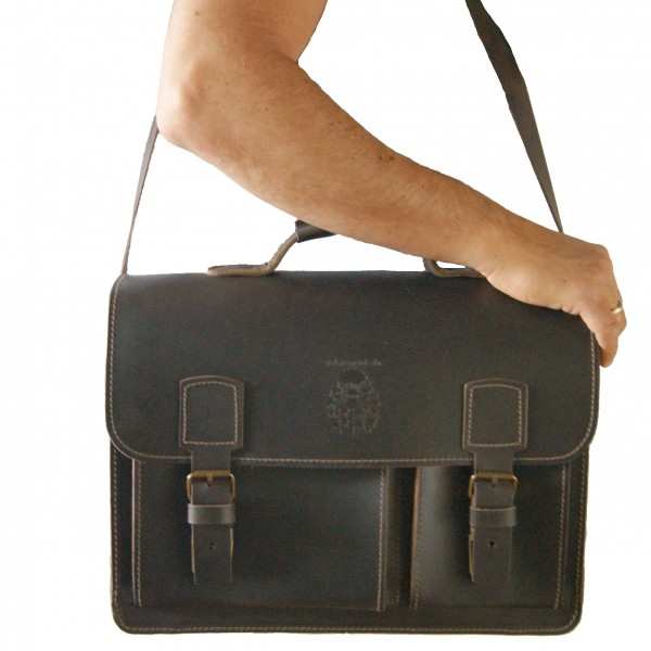 Shoulder bag Faraday brown leather Shoulder bag Faraday brown leather