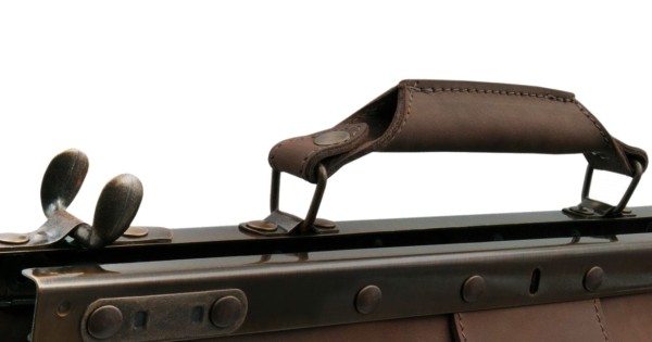 Doctor's handle bag PETTENKOFER old-antique brown leather Doctor's handle bag PETTENKOFER old-antique brown leather